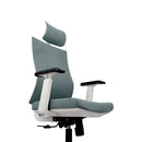 Upholstered Chair  4D扶手  chair  conference room chair  Ergonomic chair  Ergonomic Office Chair  hong kong  office chair  office furniture  staff chair  五爪腳  人體工學椅  傾仰功能  員工椅  家具  寫字樓  會議室椅  白色椅  職員椅  頭枕  香港辦公室家具