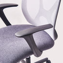 固定扶手  chair  Ergonomic chair  Ergonomic Office Chair  hong kong  meeting room chair  meeting room furniture  office chair  office furniture  staff chair  五爪腳  人體工學椅  傾仰功能  員工椅  家具  寫字樓  會議室  白色椅  白色  網背  職員椅  辦公位  香港辦公室家具