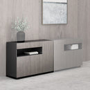 木製儲物櫃老闆房文件櫃深木色胡桃木辦公室櫃可定制寫字樓櫃 Office Cabinet Wooden Cabinet Custom-made Cabinet Director's Room Cabinet Dark Wood Cabinet Walnut Cabinet