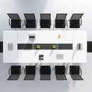 白色會議枱 辦公室 會議室傢俱 conference table conference room furniture meeting room table 