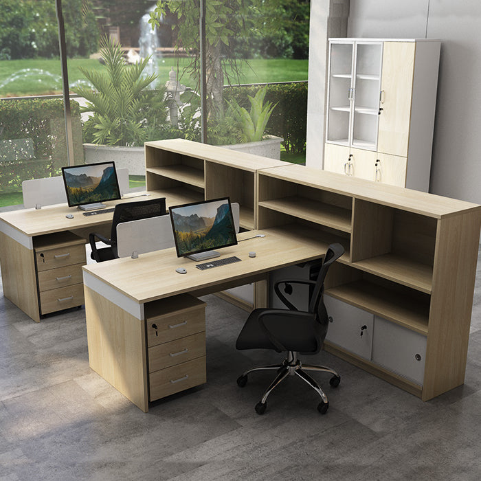 FLEX 連側櫃辦公枱 Office System Furniture Workstation with Side Cabinet