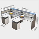 FURN - L型辦公枱連側櫃 L Shape Work Cubicle Workstation Desk