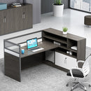 辦公枱工作檯連側櫃屏風 自由組合 木製家具 香港傢俬 Workstation Office Desk with Cabinet and Partition