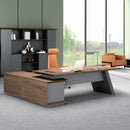 胡桃木紋大班枱老板檯經理枱 CEO Director Manager Walnut Wood Pattern Desk Table 