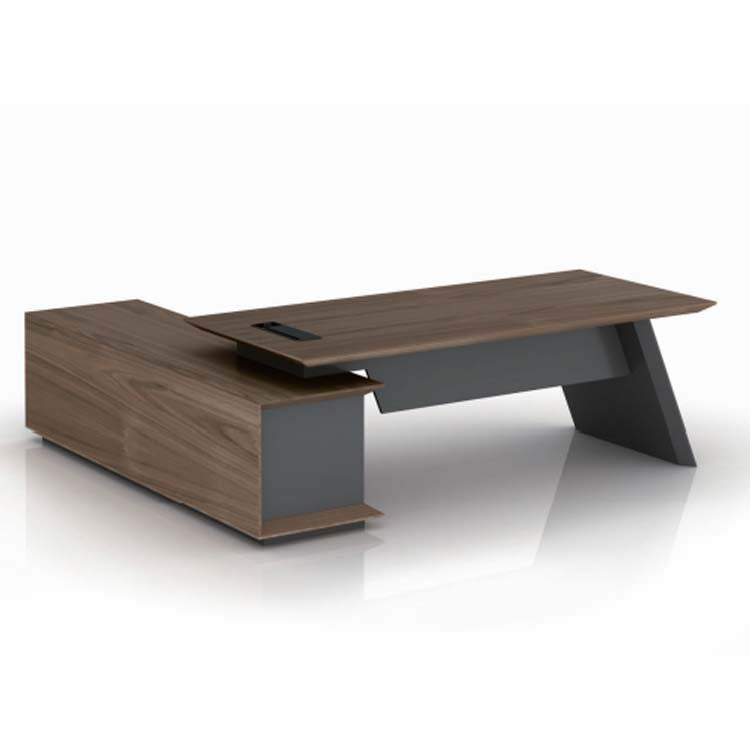 胡桃木紋大班枱老板檯經理枱 CEO Director Manager Walnut Wood Pattern Desk Table 