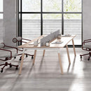 日本和風東瀛風辦公室寫字樓簡約工作檯員工枱 Office Japanese Style Zen Minimal Workstation Staff Desk