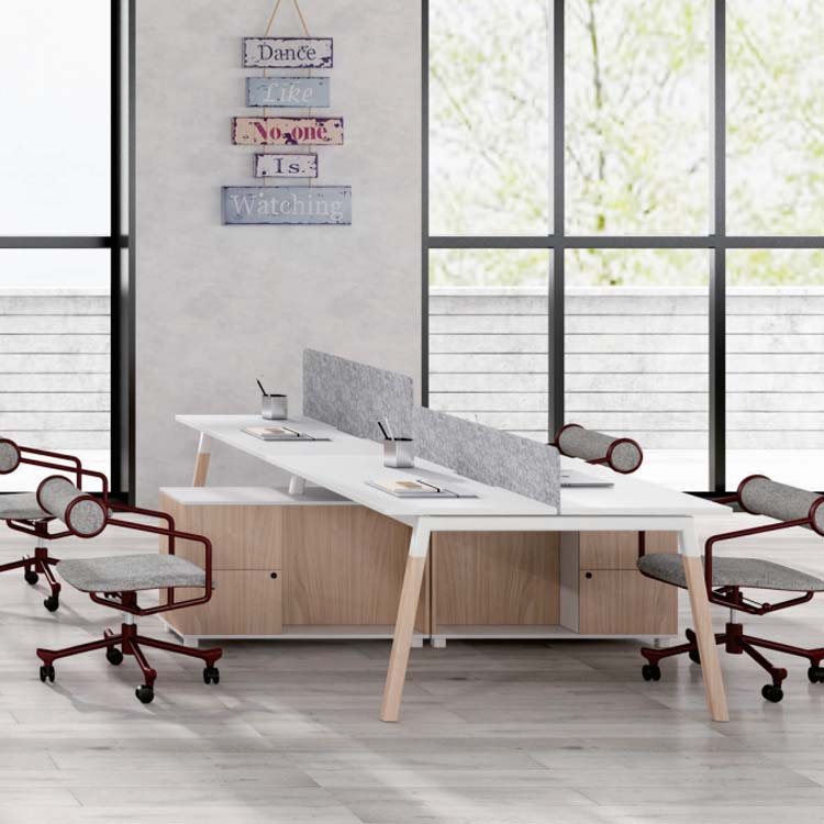 和風日式辦公室寫字樓簡約工作檯員工枱 Office Japanese Style Zen Minimalist Workstation Staff Desk