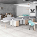 和風日式辦公室寫字樓簡約工作檯員工枱 Office Japanese Style Zen Minimalist Workstation Staff Desk