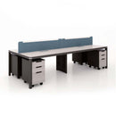 辦公室共享空間工作檯鋼腳員工枱桌上屏風  Office Co-Working Space Workstation Hot Desk Open Office Staff Desk Desktop Partition