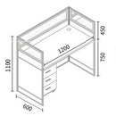 NET 高私隱度落地屏風辦公枱工作檯 Workstation Cubicle Partition Desk Workstation