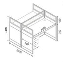 NET 高私隱度落地屏風辦公枱工作檯 Workstation Cubicle Partition Desk Workstation