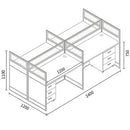 NET 高私隱度落地屏風辦公枱工作檯 Workstation Cubicle Partition Desk Workstation