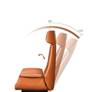 Genuine Leather Chair  Boss Chair  CEO Chair  Director Chair  真皮椅  CEO椅  老闆椅  大班椅  chair  hong kong  office chair  office furniture  五爪腳  傾仰功能  固定扶手  家具  頭枕  香港辦公室家具