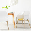 Designer Chair  Meeting Room Chair  Coffee Chair  Nordic Style  休閒椅  咖啡椅  客廳椅  北歐  實木腳  人體工學設計  PP  一體成形坐位