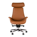 Genuine Leather Chair  Boss Chair  CEO Chair  Director Chair  真皮椅  CEO椅  老闆椅  大班椅  chair  hong kong  office chair  office furniture  五爪腳  傾仰功能  固定扶手  家具  頭枕  香港辦公室家具