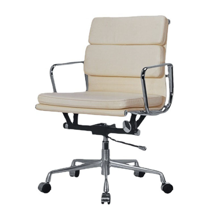 優質皮椅現代經典款升降會議椅職員椅 Black PU faux leather Eames Chair  Modern Low Back Soft pad Office Chair PU or Leather Executive Chair