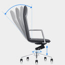 高背優質人造皮椅大班椅老闆椅董事椅簡約新款商務會議椅 High Quality Faux leather High Back Chair Cushion Back Soft pad CEO Chair Boss Chair Director Chair Business Meeting Chair Board Meeting Chair