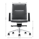 高背優質人造皮椅大班椅老闆椅董事椅簡約新款商務會議椅 High Quality Faux leather High Back Chair Cushion Back Soft pad CEO Chair Boss Chair Director Chair Business Meeting Chair Board Meeting Chair