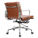 現代經典款皮椅設計師椅升降會議椅職員椅-特別墨綠色皮  Special Edition Dark Green Army Green Eames Chair Designer Chair Eames Preproduction Chair Mid Century Retro Vintage Design  Modern Low Back Soft pad Office Chair PU or Leather Executive Chair