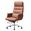 真皮大班椅高回彈海綿商務會議高背皮椅中背椅老闆椅董事椅 Genuine Leather High Back Chair Thick Cushion Back Soft pad CEO Chair Boss Chair Director Chair Business Meeting Chair Board Meeting Chair 